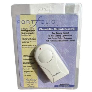 Portfolio Lighting Chandelier Remote Control Full Range Dimmer White LRC-1L New